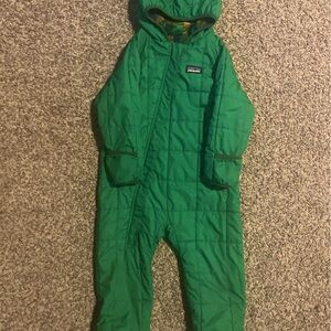 Patagonia baby snowsuit